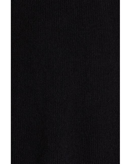 Nanushka Black Cotton-blend Polo Sweater for men