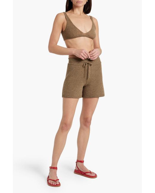 Khaite Natural Kev shorts aus einer kaschmirmischung