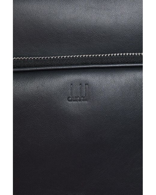 Dunhill Hampstead messenger bag aus leder in Black für Herren