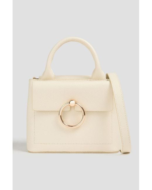 Claudie Pierlot Natural Pebbled-Leather Tote