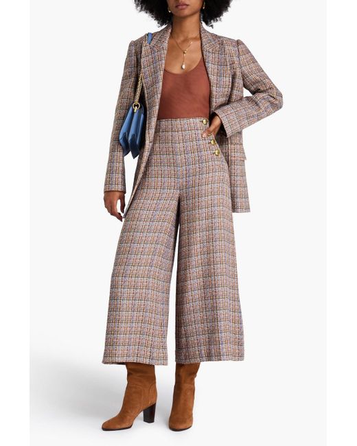Zimmermann Brown Tweed Culottes