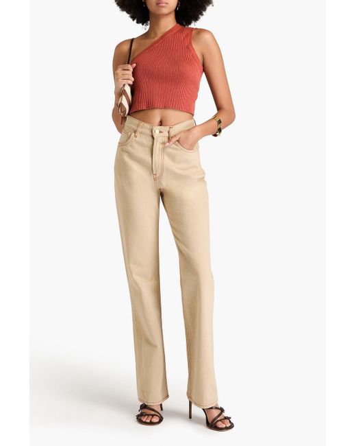 Jacquemus Natural Le De Nimes High-rise Bootcut Jeans
