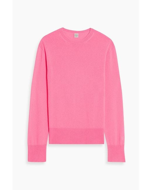 Totême  Pink Cashmere Sweater