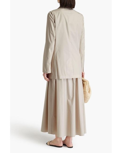 Rag & Bone Natural Odessa Cotton-Poplin Blazer