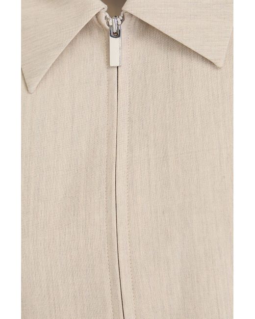 Theory Natural Cropped Wool-blend Jacket