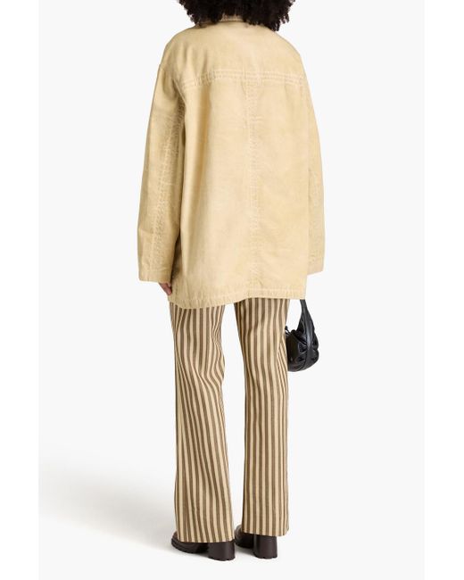 Acne Natural Faded Cotton-twill Jacket