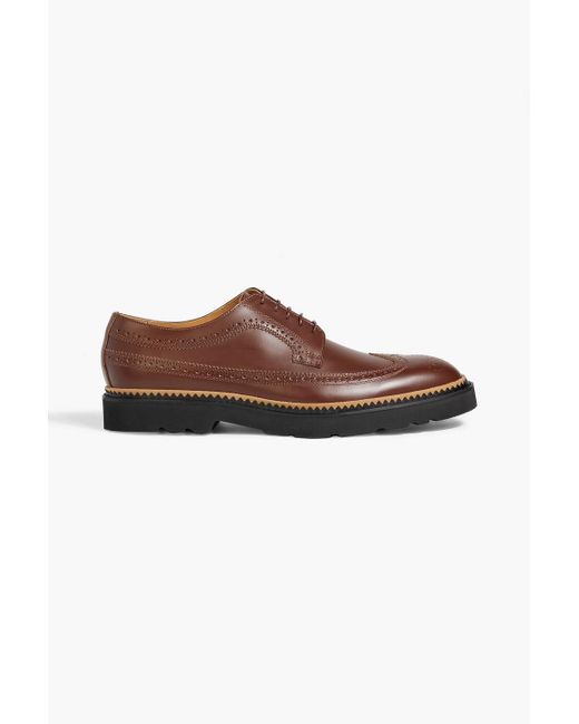 Paul Smith Brown Count Leather Brogues for men