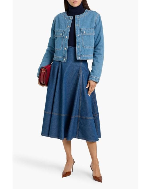 Veronica Beard Blue Brandy Denim Jacket