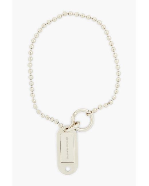 MM6 by Maison Martin Margiela White Silver-tone Necklace