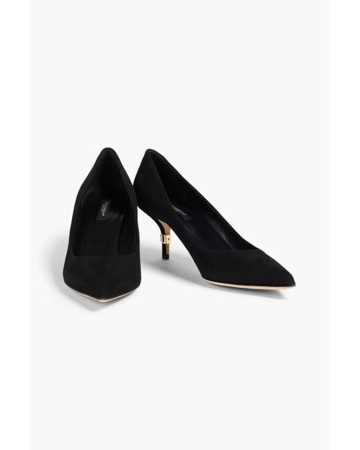 Dolce & Gabbana Black Suede Pumps