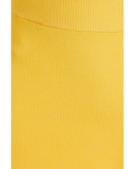 Joseph Yellow Knitted Shorts