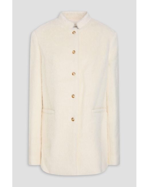 Loulou de Saison Natural Fidan Brushed Alpaca And Wool-Blend Felt Jacket