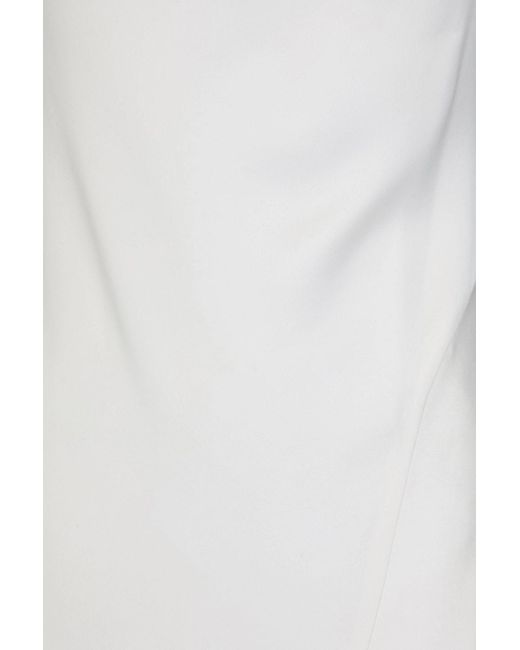 Jonathan Simkhai White Finley Satin-crepe Gown