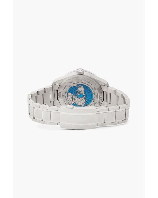 Montblanc Gray 1858 Gmt Automatic 42Mm Stainless Steel Watch, Ref No. Mb129615 for men
