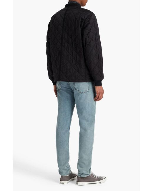 Rag & Bone Black Focus Liner Quilted Cotton-Blend Jacket for men