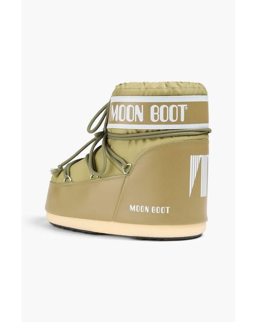Moon Boot Natural Printed Shell Snow Boots