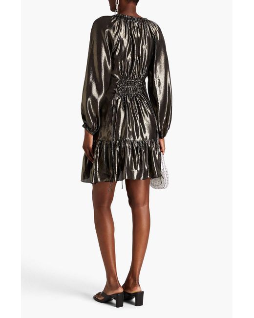 A.L.C. Black Suri Metallic Dress