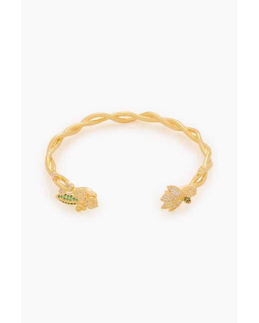 Zimmermann Metallic Tone Crystal Cuff