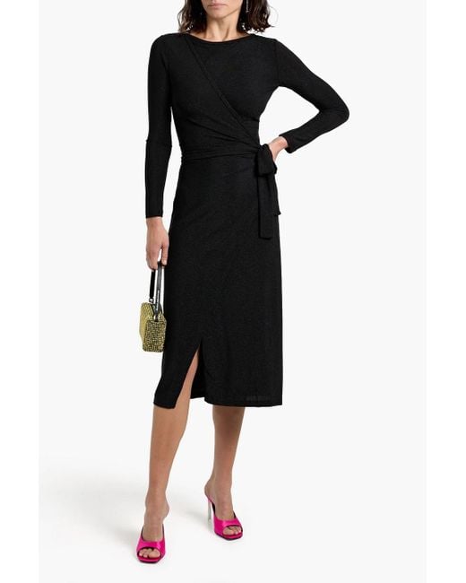 black short sleeve off the shoulder dress Edikted Diora Off Shoulder Mini Dress - Black