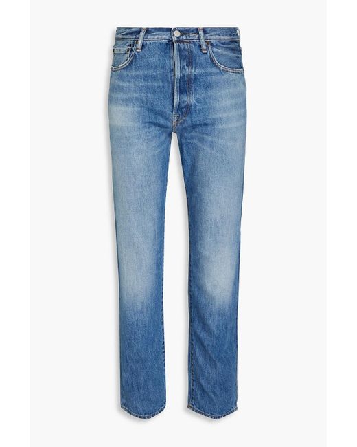 Acne Jeans aus denim in ausgewaschener optik in Blue für Herren