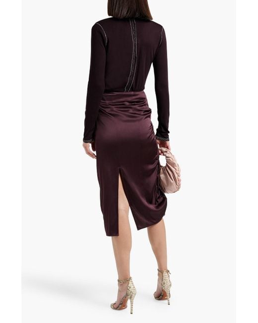 Ulla Johnson Black Asha Ruffled Wool Top