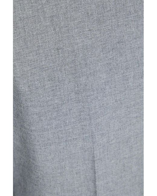 Thom Browne Gray Wool-Blend Shorts for men