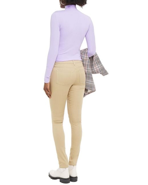 Acne Natural Skin 5 Mid-rise Skinny Jeans