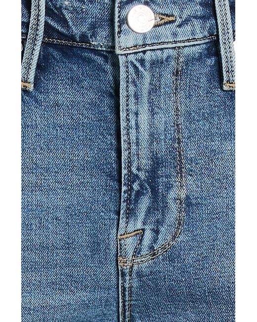 FRAME Blue L'Homme Cut Off Denim Shorts for men