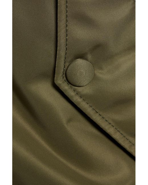 Officine Generale Green Winnie Shell Bomber Jacket for men