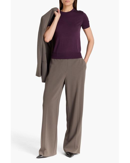 Theory Purple Wool Top