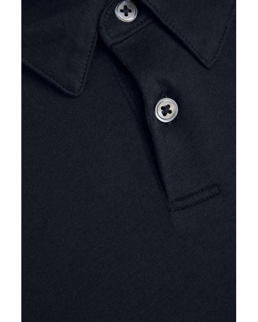 James Perse Poloshirt aus baumwoll-jersey in Blue für Herren