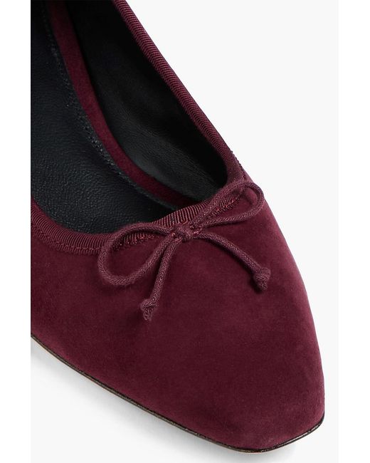 Veronica Beard Purple Cecile Suede Pumps