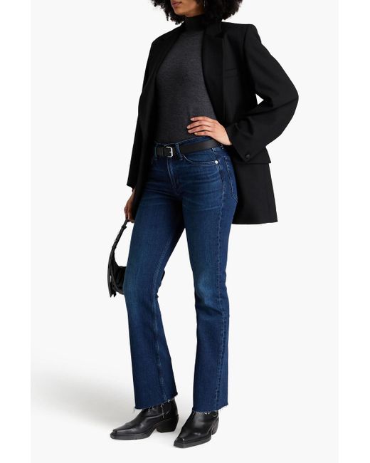 Rag & Bone Blue Peyton Mid-rise Bootcut Jeans