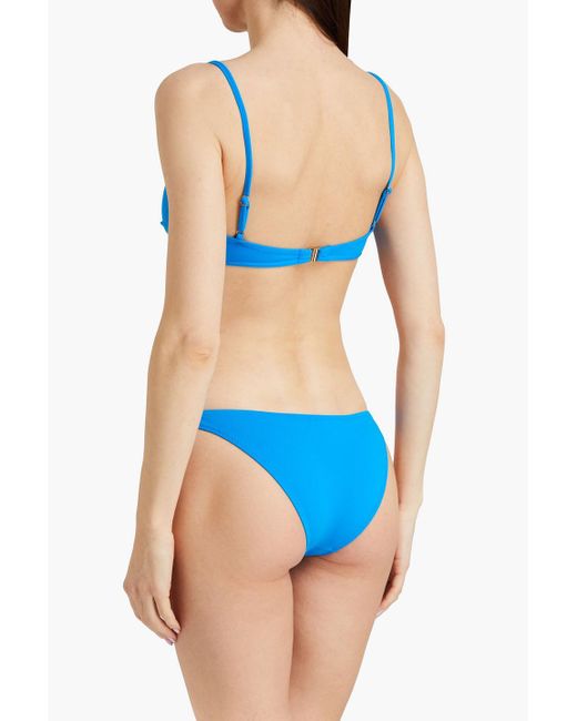 Melissa Odabash Blue Greece Lowrise Bikini Briefs