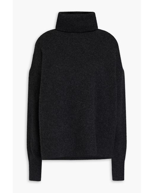 Joseph Black Cashmere-blend Turtleneck Sweater