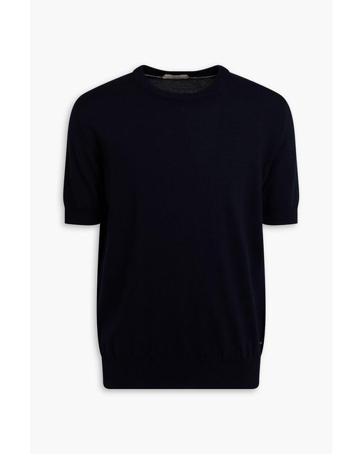 Aurélien Blue Wool Sweater for men