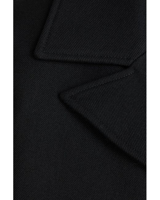 Jacquemus Black Cropped Wool-twill Jacket