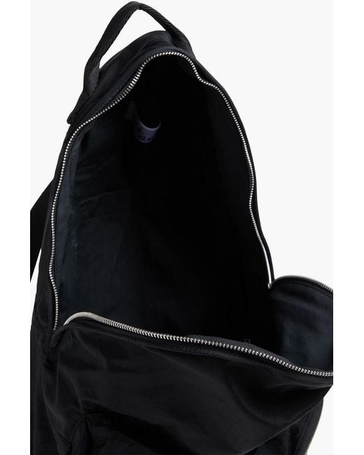 Stone Island Black Shell Backpack for men