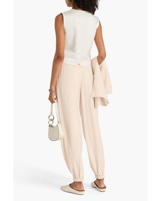 Joseph Natural Taio Twill Tapered Pants