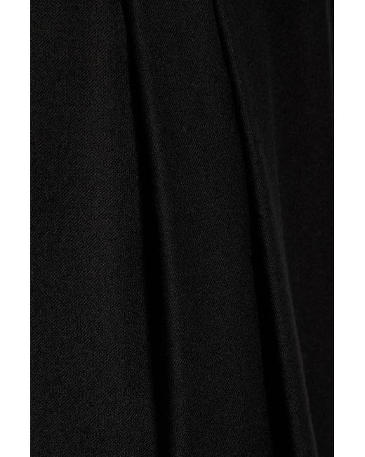 IRO Black Ayasin karottenhose aus woll-twill mit falten