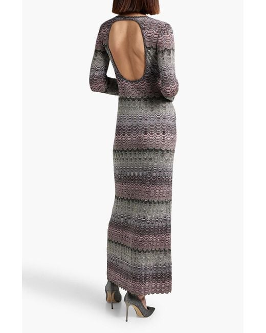 missoni metallic crochet-knit maxi dress METALLIC CROCHET-KNIT MAXI DRESS' by MISSONI Available to rent at WWW.RENTURWARDROBE.DK
