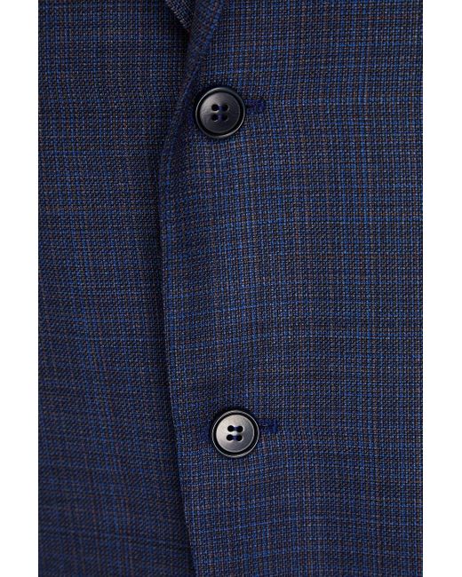 Canali Blue Wool-tweed Blazer for men