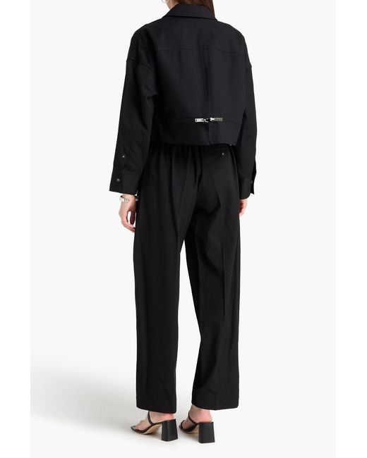 3.1 Phillip Lim Black Cotton-Blend Jacket