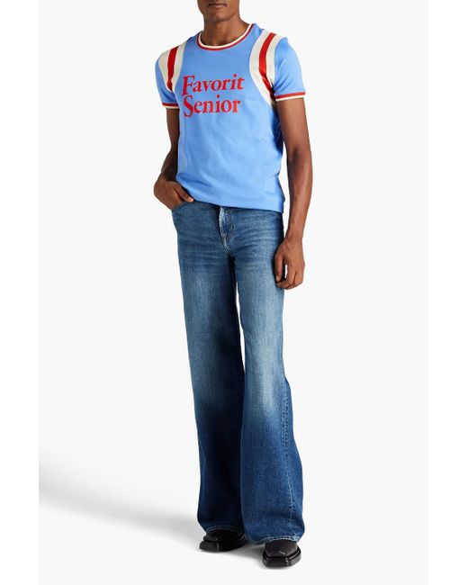 Acne Bedrucktes t-shirt aus jersey in Blue für Herren