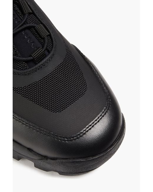 Ganni Black Sneakers aus canvas und neopren