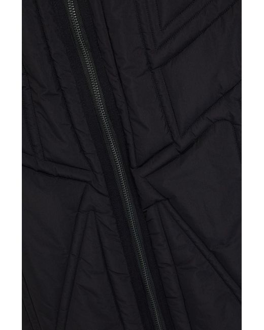 Y-3 Black Quilted Shell Bomber Jacket for men