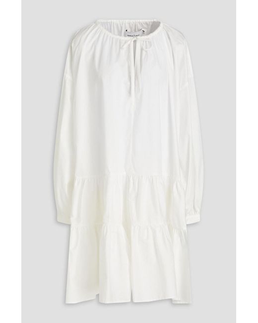 Marques'Almeida White Oversized Cotton-poplin Dress