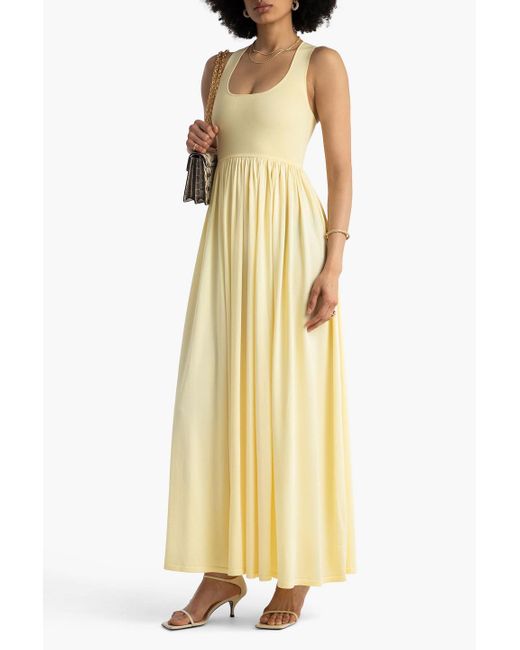 Zimmermann Metallic Jersey Maxi Dress