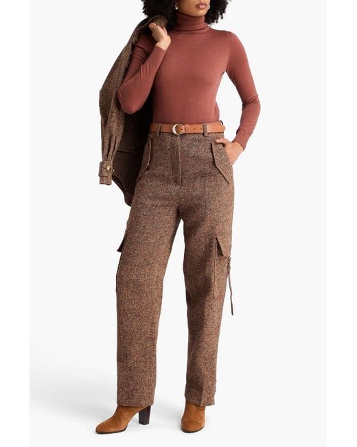 Zimmermann Red Cashmere Turtleneck Sweater