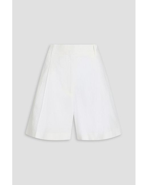 A.Emery White Astor Cotton-Seersucker Shorts